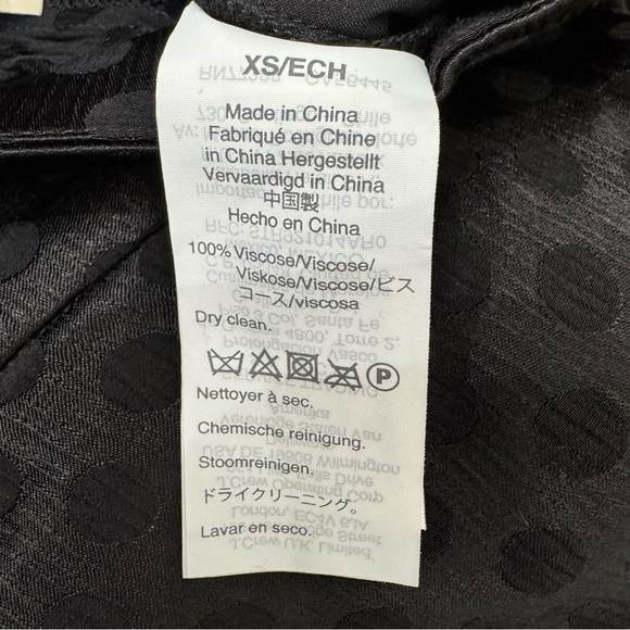 Madewell Wide Leg Drapey Jacquard Huston Pull On Crop Pants Size XS NWT - Picture 11 of 11